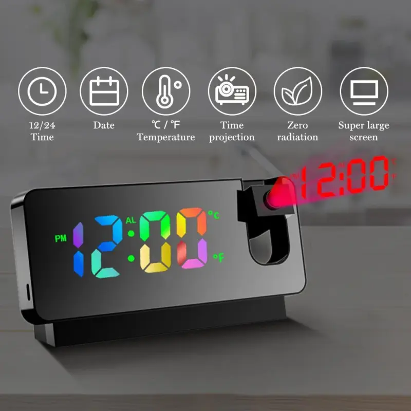 LED Ceiling Projection Alarm Clock tag1
