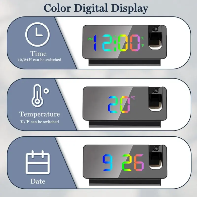 LED Ceiling Projection Alarm Clock tag1