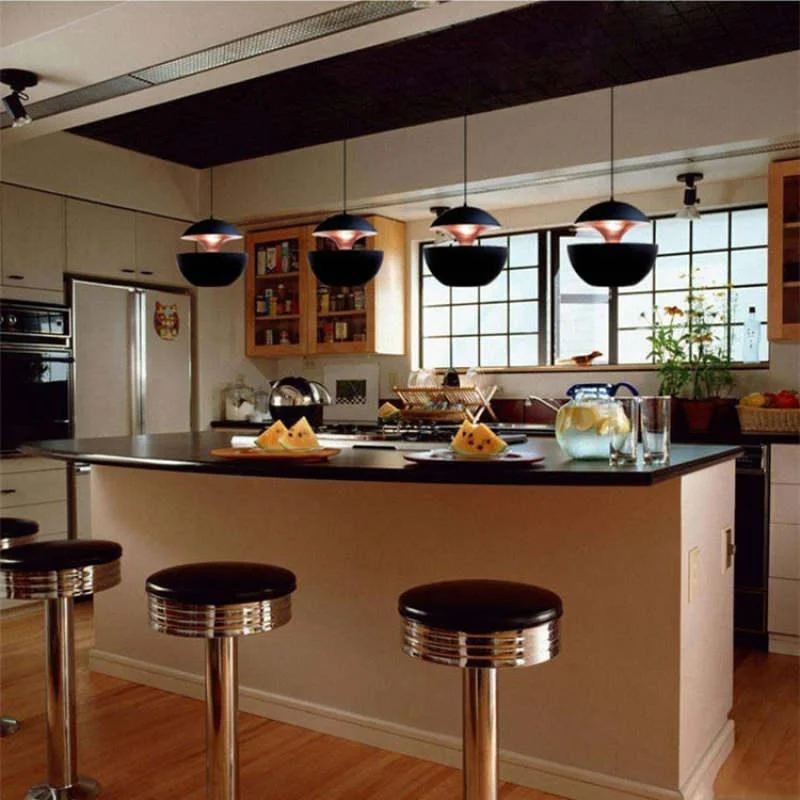 LED Chandelier - Luxora - Design Shade - Black or white Hanging Lamp -  - #tag1#