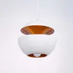 LED Chandelier Luxora Design Shade Black or white Hanging Lamp tag1