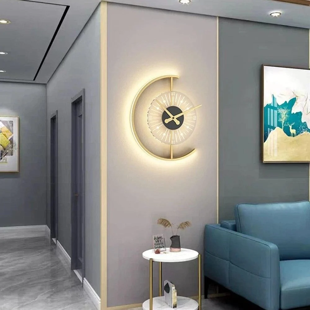 LED Clock Wall Lamp -  - #tag1#
