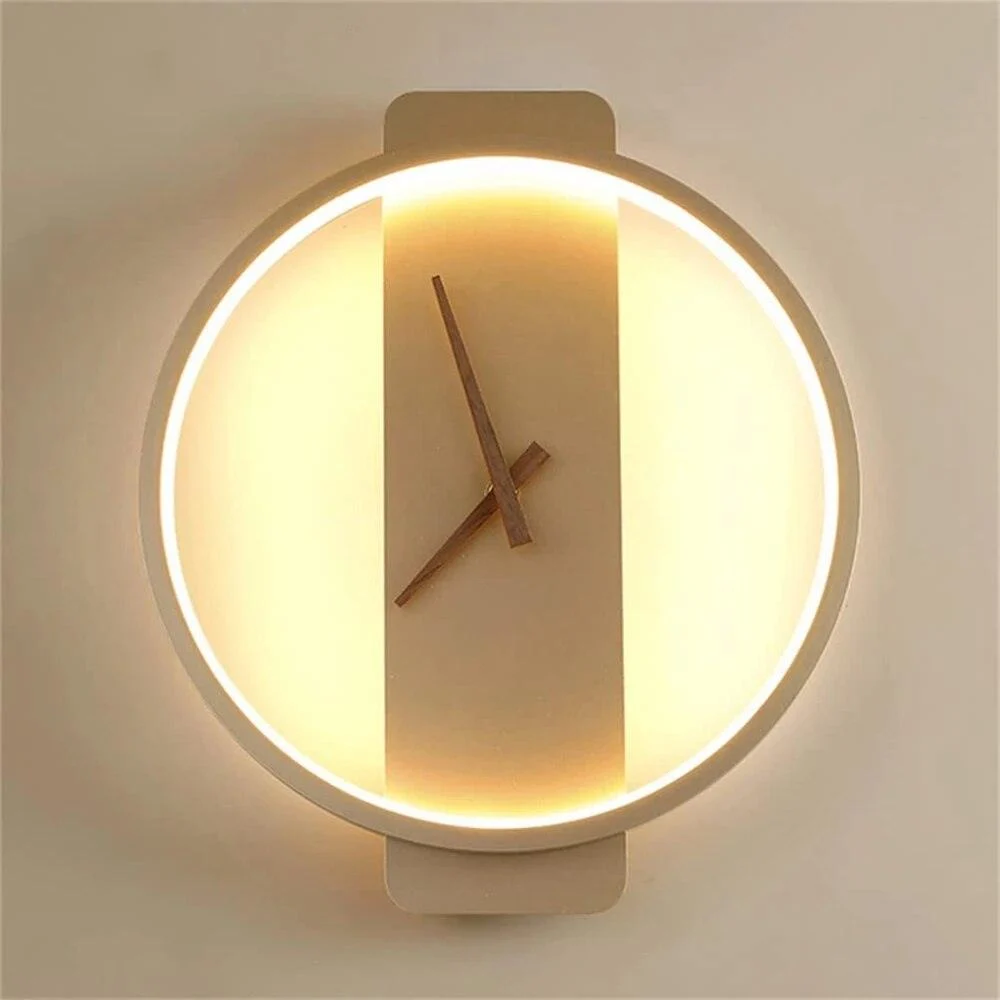 LED Clock Wall Lamp -  - #tag1#