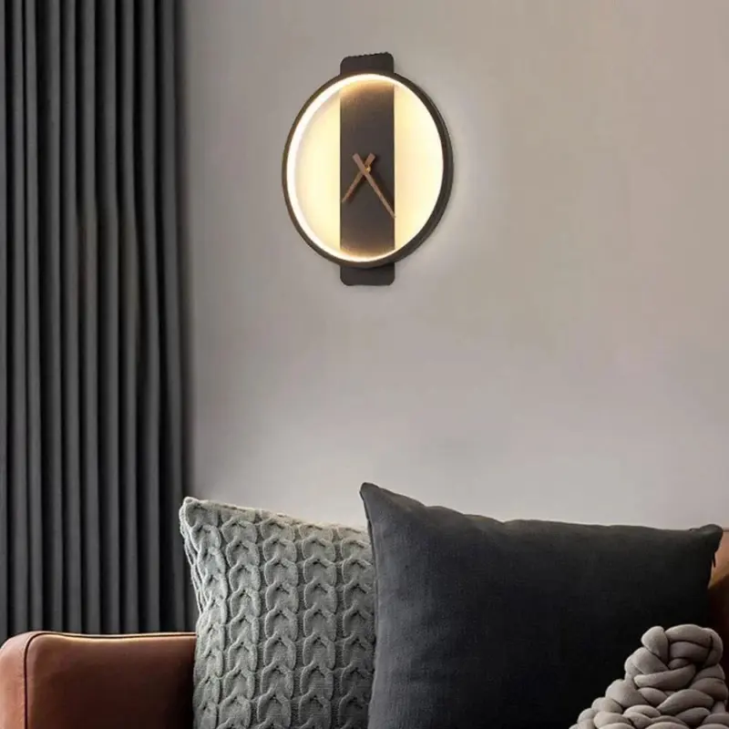 LED Clock Wall Lamp tag1