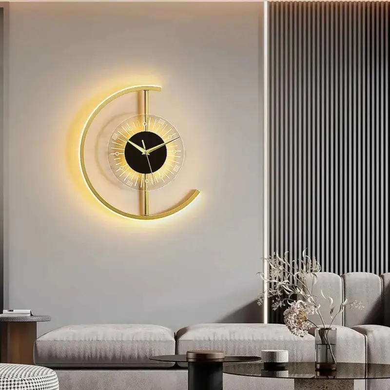 LED Clock Wall Lamp tag1