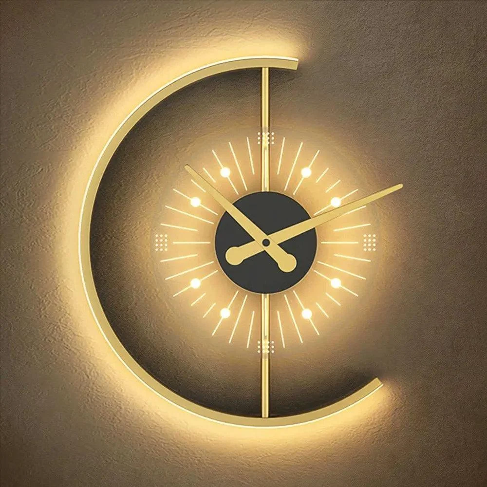 LED Clock Wall Lamp -  - #tag1#