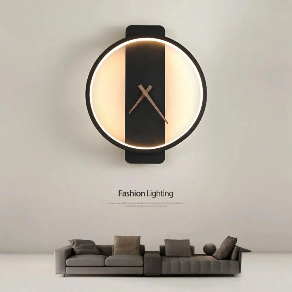 LED Clock Wall Lamp -  - #tag1#