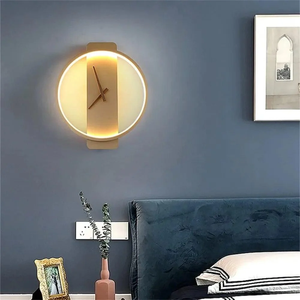 LED Clock Wall Lamp -  - #tag1#