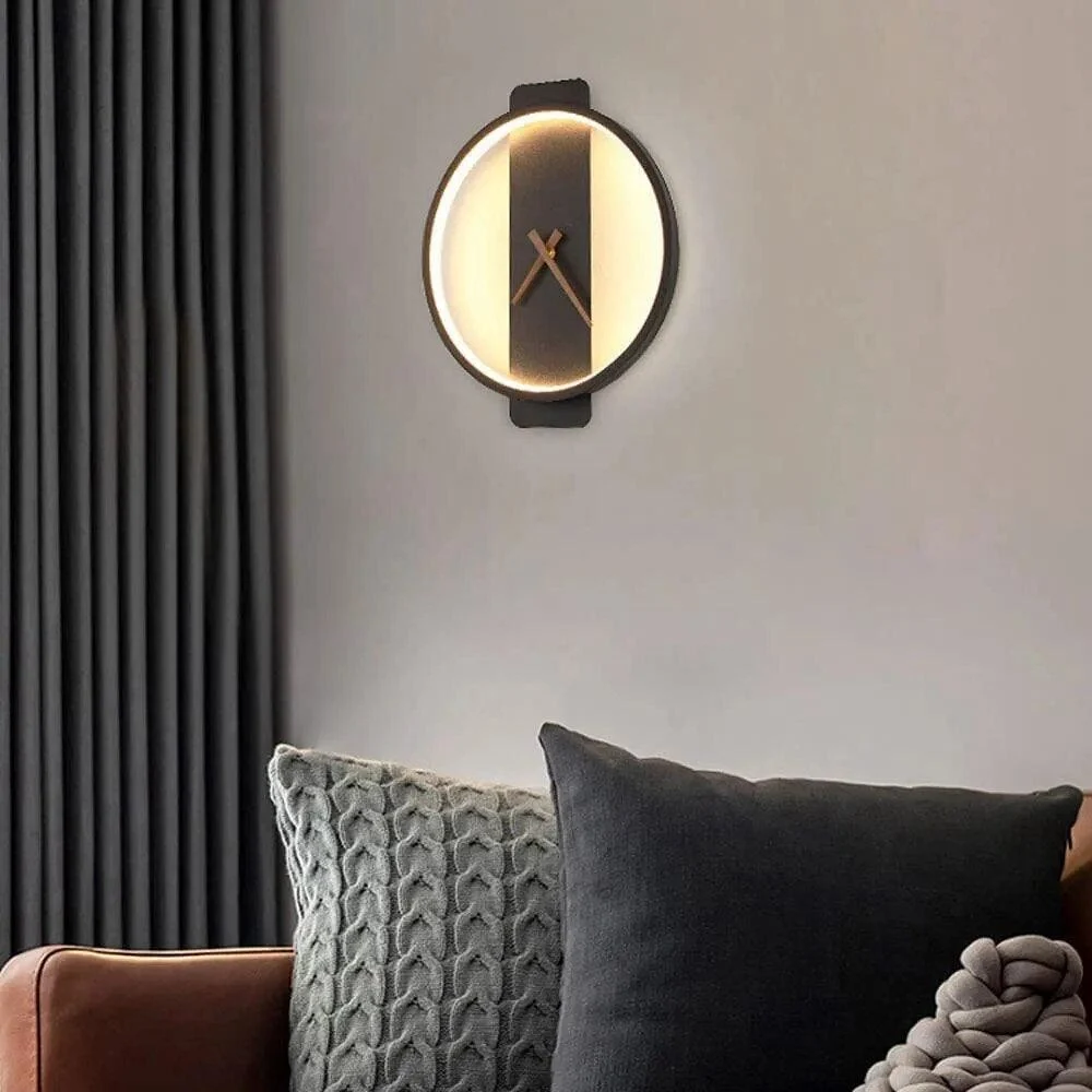LED Clock Wall Lamp -  - #tag1#