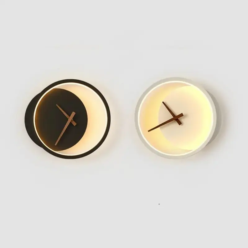 LED Clock Wall Lamp tag1