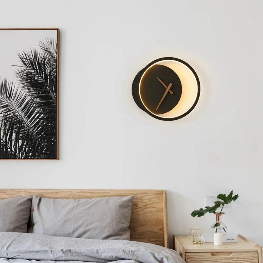 LED Clock Wall Lamp -  - #tag1#