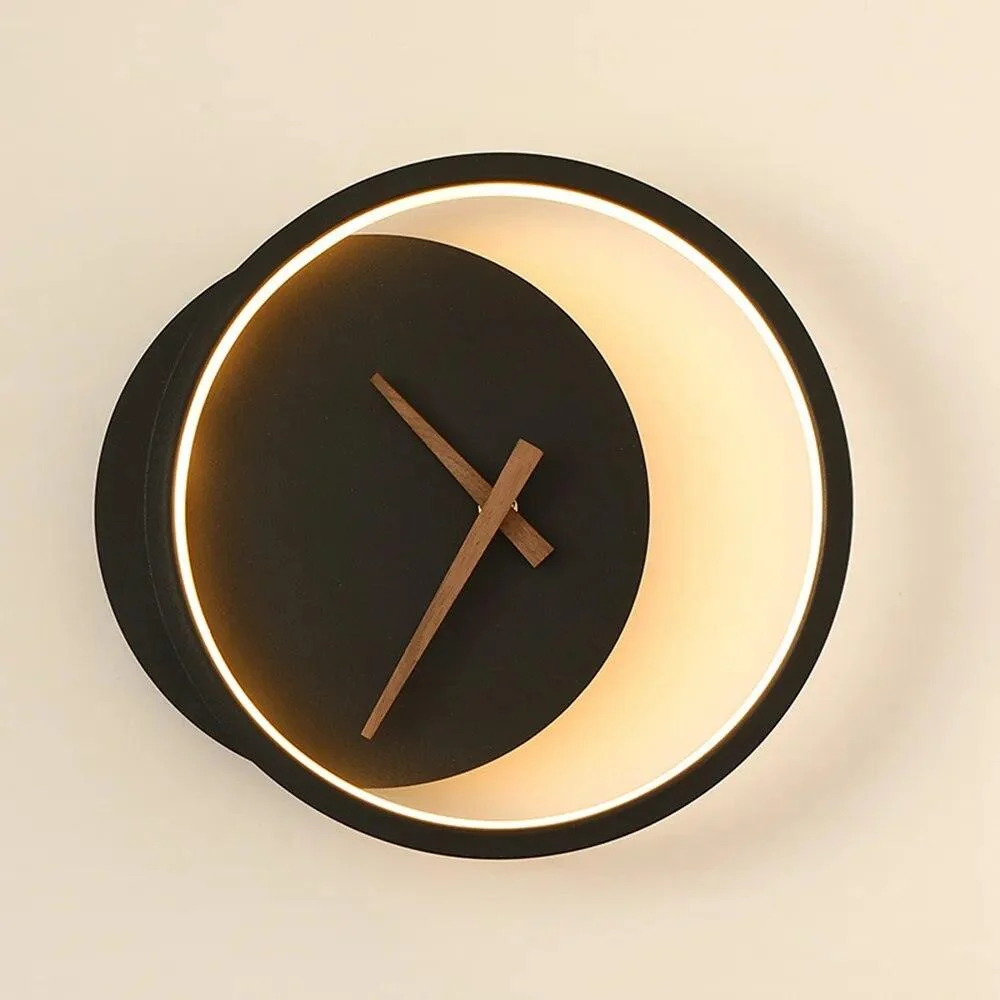 LED Clock Wall Lamp -  - #tag1#