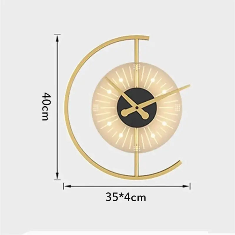 LED Clock Wall Lamp tag1