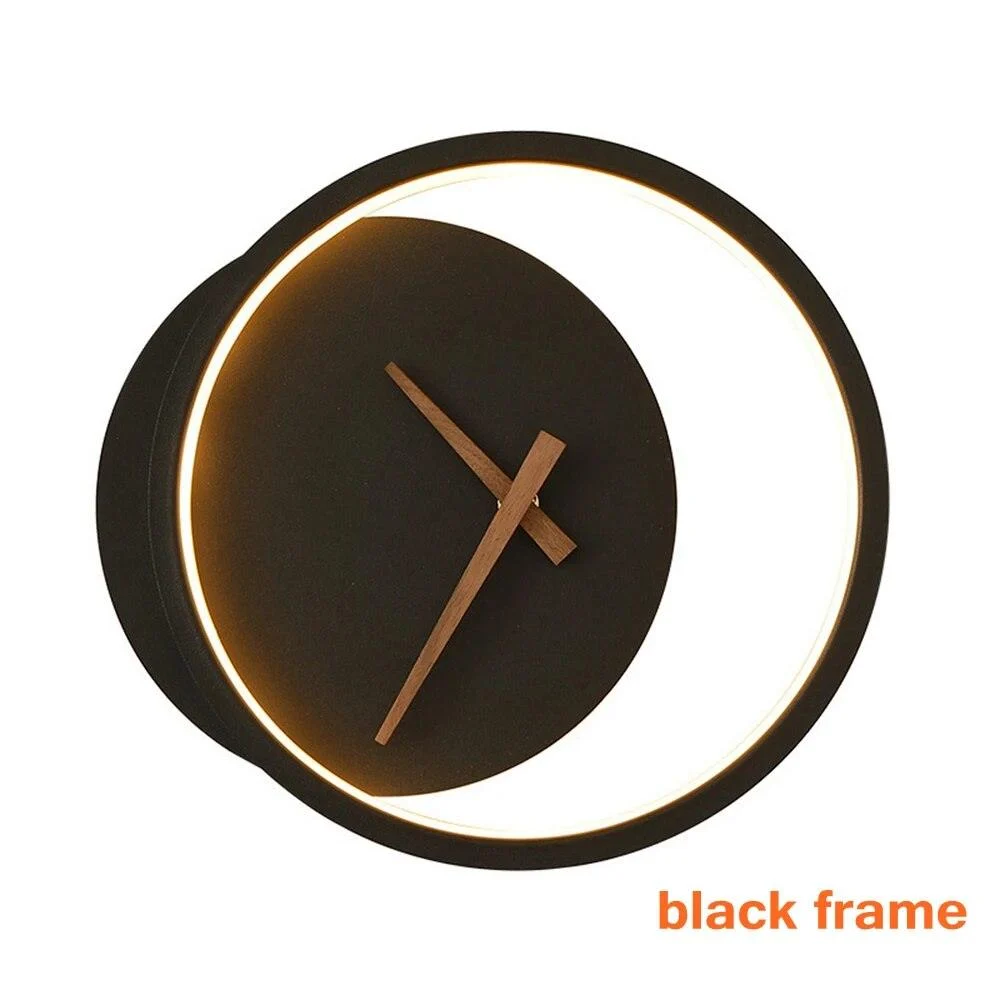 LED Clock Wall Lamp -  - #tag1#