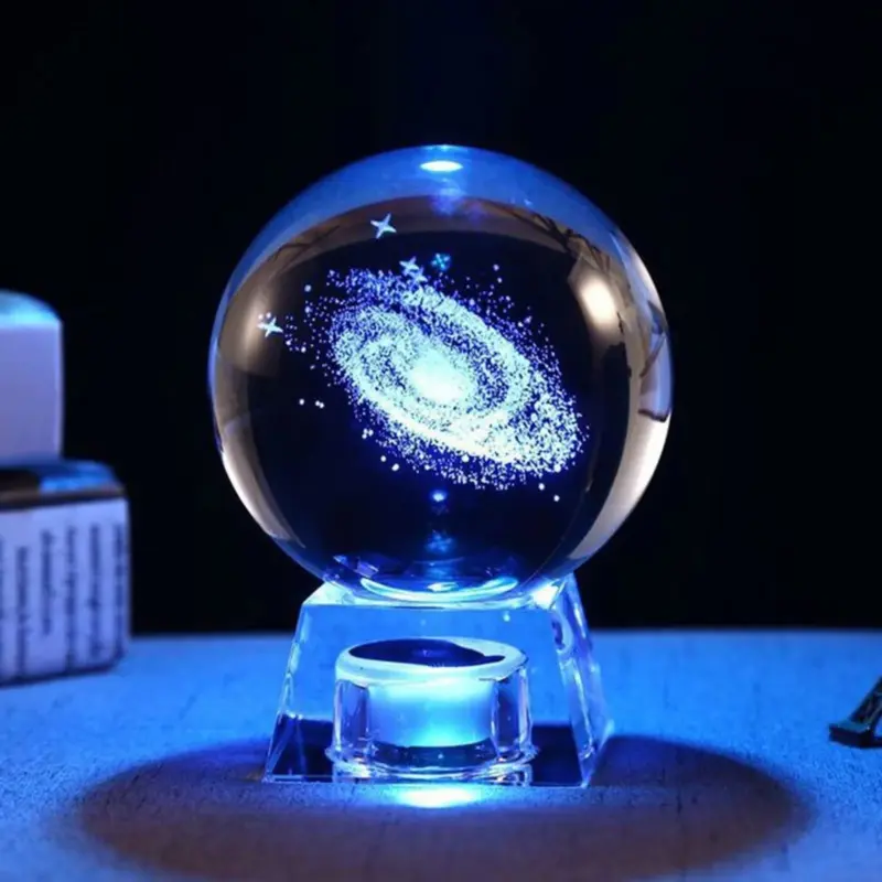 LED Crystal Night Light Multicolor Veilleuse tag1