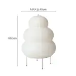 LED Desk Lamp Kimora Rice Paper 60x40cm tag1