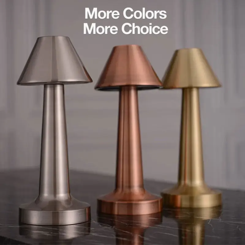LED Desk Lamp Wireless Rechargeable Minimalist Design Touch Control Modern Style Night Lighting LED Lamp tag1