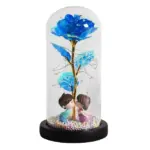 LED Enchanted Galaxy Rose Eternal 24K Gold Foil Flower For Christmas Valentine s Day Gift tag1