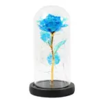 LED Enchanted Galaxy Rose Eternal 24K Gold Foil Flower For Christmas Valentine s Day Gift tag1