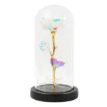 LED Enchanted Galaxy Rose Eternal 24K Gold Foil Flower For Christmas Valentine s Day Gift tag1