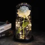 LED Enchanted Galaxy Rose Eternal 24K Gold Foil Flower For Christmas Valentine s Day Gift tag1