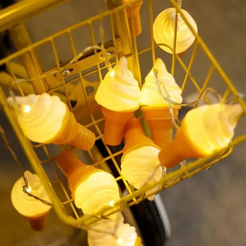 LED Food Fairy Night Light Garland -  - #tag1#