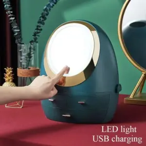 LED Light Makeup Organizer