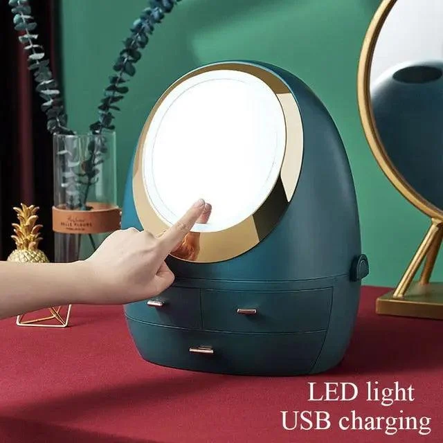 LED Light Makeup Organizer -