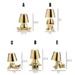 LED Little Golden Man Table Lamp