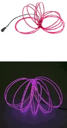 LED Mask Illuminated Glowing Joker Mask For Costume Halloween Rave Cosplay Party Xmas -  - #tag1#