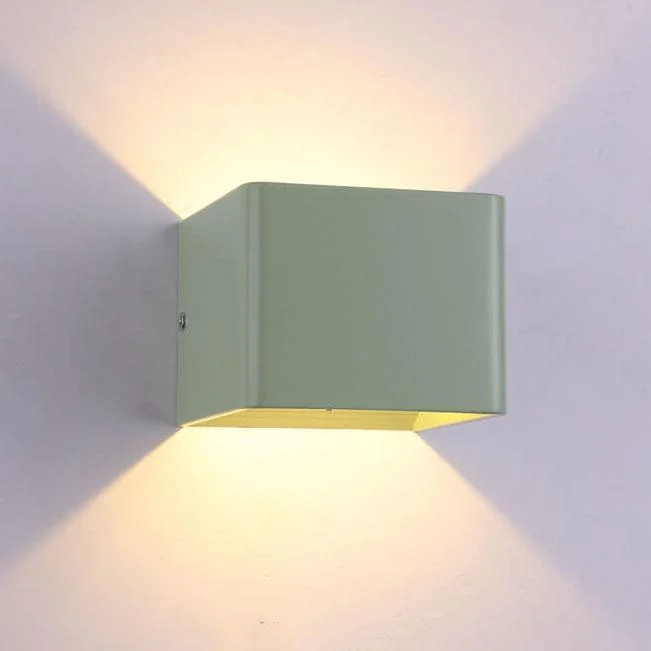 LED Mini Square Wall Lamp Aluminum -  - #tag1#