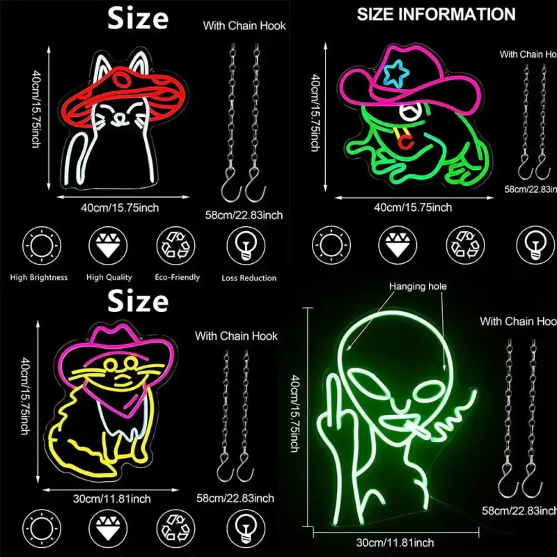 LED Neon Night Lights tag1
