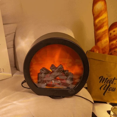 LED Night Light Fireplace Mood Lamp -  - #tag1#