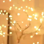 LED Night Light Mini Christmas Tree Copper Wire Garland Lamp tag1