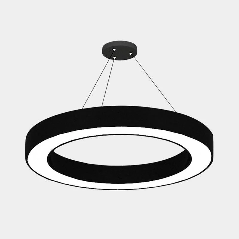 LED Pendant Light Set Minimalist Acrylic Office Pendant Light in Black -  - #tag1#