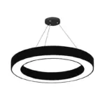 LED Pendant Light Set Minimalist Acrylic Office Pendant Light in Black tag1