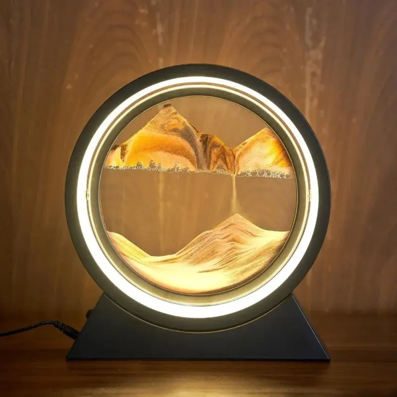 LED Quicksand Table Lamp Deep Sea Sandscape