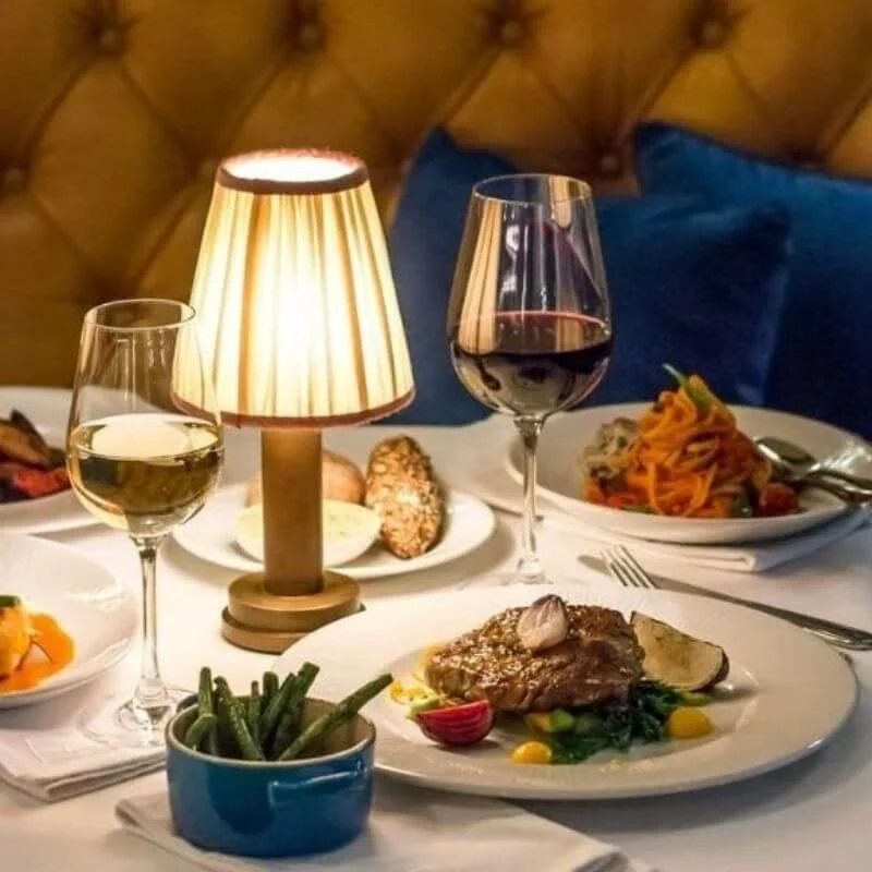 LED Rechargeable Cordless Metal Table Lamp -  - #tag1#