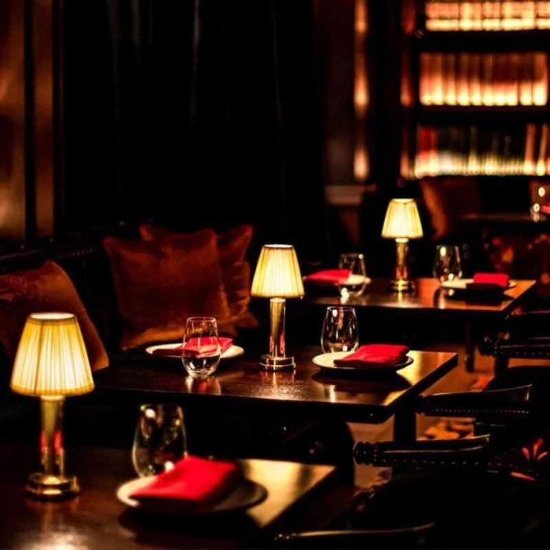 LED Rechargeable Cordless Metal Table Lamp -  - #tag1#