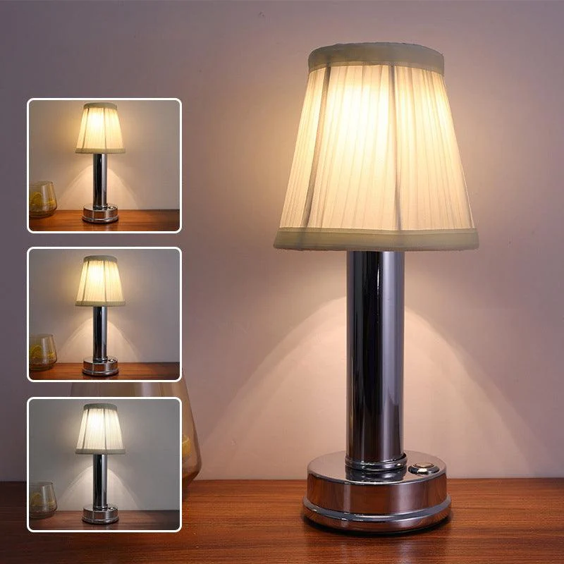 LED Rechargeable Cordless Metal Table Lamp -  - #tag1#
