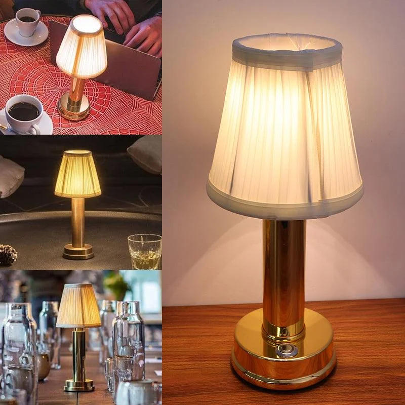 LED Rechargeable Cordless Metal Table Lamp -  - #tag1#