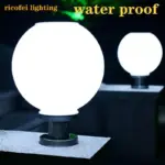 LED_Round_Ball_Stainless_Steel_Solar_Powered_Lamp_Outdoor_IP65_Waterproof_-_-_tag1_-4296403 LED Round Ball Stainless Steel Solar Powered Lamp Outdoor IP65 Waterproof tag1