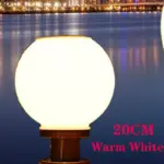 LED_Round_Ball_Stainless_Steel_Solar_Powered_Lamp_Outdoor_IP65_Waterproof_-_-_tag1_-4296423 LED Round Ball Stainless Steel Solar Powered Lamp Outdoor IP65 Waterproof tag1
