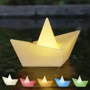 LED Solar Boat Lamp - Lumi - RGBW Lighting - Waterproof Solar Lamp