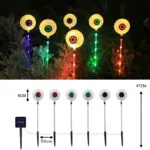 LED Solar Halloween Eyeball Ground Courtyard Decorative Lamp tag1