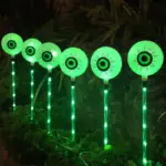 LED Solar Halloween Eyeball Ground Courtyard Decorative Lamp tag1