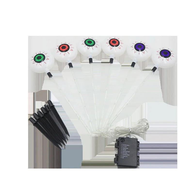LED Solar Halloween Eyeball Ground Courtyard Decorative Lamp -  - #tag1#