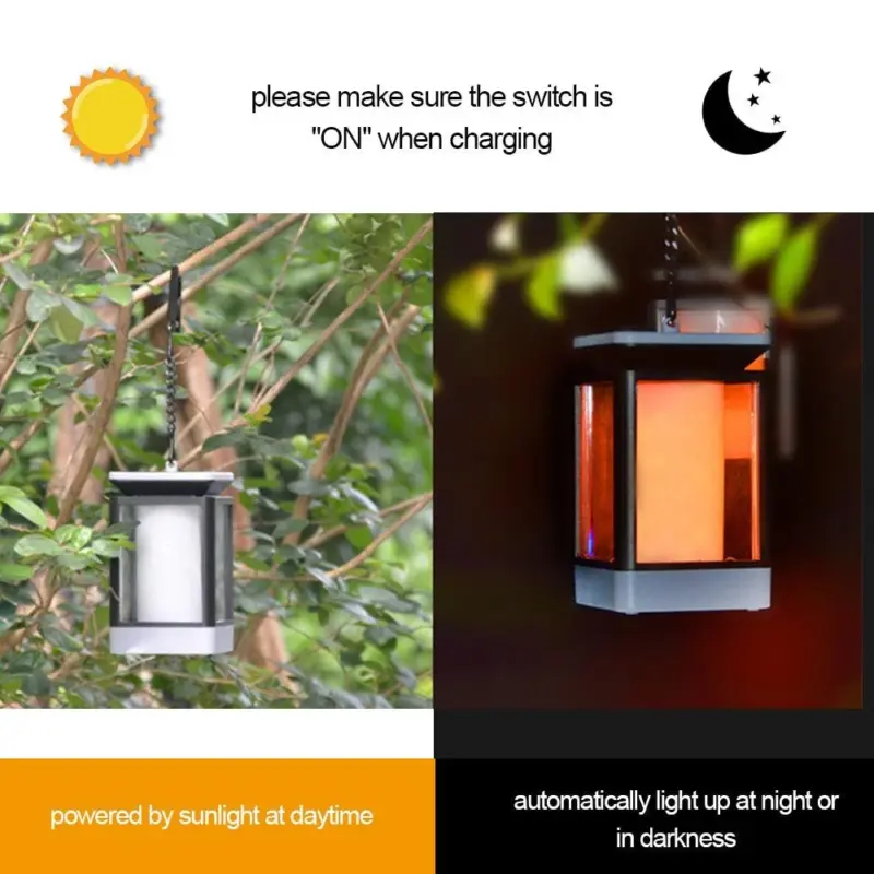 LED Solar Hanging Light for Garden tag1