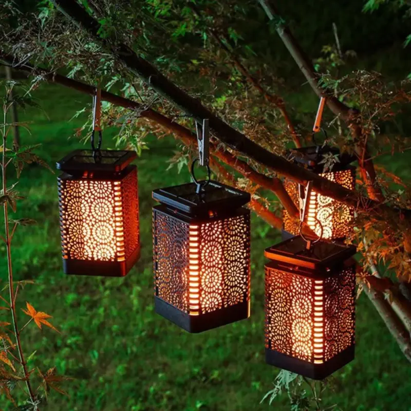 LED Solar Lights Dancing Flame tag1