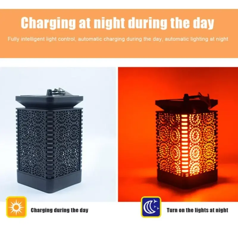 LED Solar Lights Dancing Flame tag1