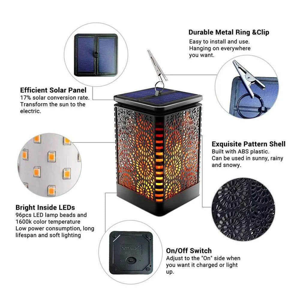 LED Solar Lights Dancing Flame -  - #tag1#